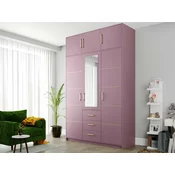 Ormar Honolulu A153 (Purpurna boja) Purpurna boja, 245x147x58cm, Porte guardarobaVrata ormari: Klasicna vrata