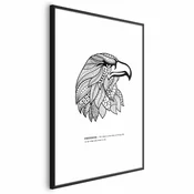 Plakat - Eagle of Freedom 29.7x42 Crni okvir s margom