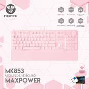 Tipkovnica MK853 RGB Maxpower (blue switch), USB, Sakura, Fantech