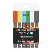 M&G Acrylic Marker Basic, konica 2 mm - set 6 kosov