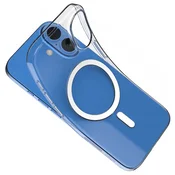 Puro Silikonski ovitek Puro 03 Mag MagSafe za iPhone 16 Plus - prozoren
