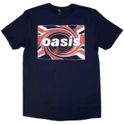 Oasis Majica Union Jack Unisex Navy Blue 2XL