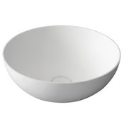 SAPHO Eleganten mat bel umivalnik Rockstone O 39 cm za moderno kopalniško popestritev