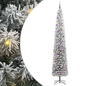 Vidaxl Umestno božično drevo Zelena 270 cm PVC in Jeklo in Plastika