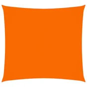 Vidaxl Senčno jadro oksford blago kvadratno 4,5x4,5 m oranžno