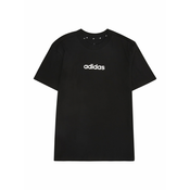 ADIDAS MAJICA J LIN TEE 160 BLACK/WHITE ZA DECAKE