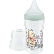 NUK Perfect Match Disney steklenička z indikatorjem temperature Winnie the Pooh 3m+ 260 ml