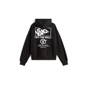Mikina Vans Stacked Hi Pullover Black/ White XL
