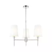 Endon 99455 - Luster na stalku 3xE14/6W/230V sjajni hrom/bela