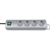 BRENNENSTUHL RAZDELILNA LETEV BRENNENSTUHL1153390124, 4 VTIČNICE, H05VV-F 3G1,5 MM2, SREBRNE BARVE