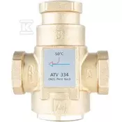 slomart Temperaturni regulacijski ventil ATV 334, DN25, Rp 1 palec, kvs 9, 50°C