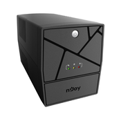 NJOY Uninterruptible 1000VA - Keen 1000 USB (4 Schuko, linijski interaktivni, USB upravljanje, zaštita linije RJ11/45, crna) UPLI-LI100KU-CG01B