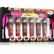 theBalm Meet Matt(e) Hughes Mini Kit Miami set tekucih ruževa (za dugotrajni efekt)