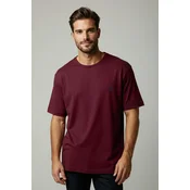 Trendyol Muška majica Tmnss24Ts00056, Bordo