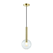 Luster na sajli NIKO 1xG9/9W/230V precnik 15 cm zlatni