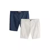 Next Chino hlače ecru/temno modra