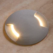 Fumagalli LED-talna vgradna svetilka Ceci 120-2L, siva, CCT - Sodobni - siva, motna - Plastika