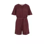 WE Fashion Kombinezon  vinsko rdeča
