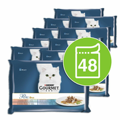 Vrečke Gourmet Perle Duo, fish mix 48x85 g