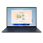 Asus Laptop Zenbook 14 UX3405CA-QL596, 14, FHD, OLED, U7-255H, 16GB, 1TB SSD, Aluminij, Ekran na dodir, Plavi