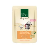 Real Nature Cat Kitten Junior piščanec in perutnina v omaki 85 g