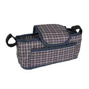 MONSTER Torba za voziček za hišne ljubljenčke - moder tartan, (5000159778)