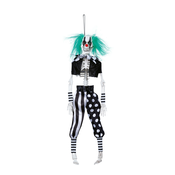 Guirca Viseča dekoracija - okostje Harley Quinn