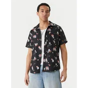 RVCA Srajca Morning Glory AVYWT00490 Črna Regular Fit