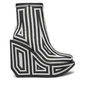 United Nude Škornji Wa Bootie Hi 1087951082 Siva