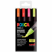 NEW Set markerjev POSCA PC-5M Fluor Pisana