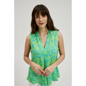 Marisse Womens Shirt L-Ko-4370 Turquoise