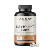 Vitamini D3 + K1 + K2 FORTE, 180 kapsul