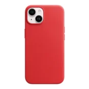 Maska Beautiful Shine Leather za iPhone 14 crvena.