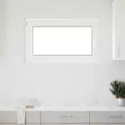 vidaXL Okno za klet RISOR Antracit 100 x 50 cm PVC in steklo