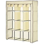 Homestar Oblekalna omara iz blaga 125x43x1625 cm bela
