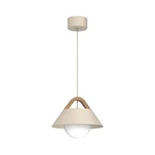 Luster na sajli FUNDA 1xE27/15W/230V bež