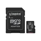 Kingston 64gb canvas select plus g3 150r u1 v10 sdcs3/64g + adapter Mc microsdxc ( 24684 )