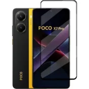 GS 3D kaljeno steklo za Xiaomi Poco X7 Pro 5G, črn okvir