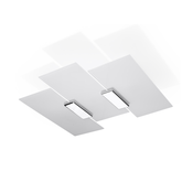 Sollux SL.0198 - Plafonsko svetlo FABIANO 3xE27/60W/230V bela/hrom