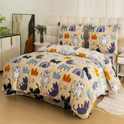 Posteljnina iz mikropliša PURRSLEEP, bež Dimenzije posteljnine: 70 x 90 cm | 140 x 220 cm