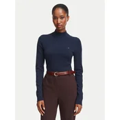 Tommy Hilfiger Pulover WW0WW51383 Mornarsko modra Regular Fit