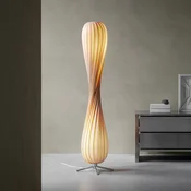 Stoječa svetilka Tom Rossau TR7, brezov les, višina 148 cm, E27 - Skandinavski - breza