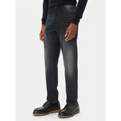 HUGO Jeans hlače 50579487 Črna Tapered Fit