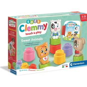 Clementoni Toi Clemmi, kockice za bebe - životinje, šarene