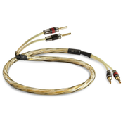 Kabel za zvucnici QED - Golden Anniversary XT, 4x 2.5 mm, 1 m, zlatni