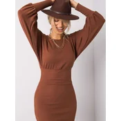 Dress-RV-SK-6079.65-dark brown