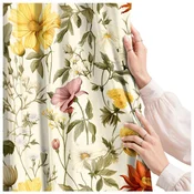 Zavesa za dnevno sobo, kuhinjo, spalnico, žabji trak, že pripravljene zavese 140x240 cm