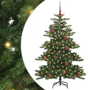 Vidaxl Umetno Zložljivo Božično Drevo Zelena 150 cm PVC in jeklo