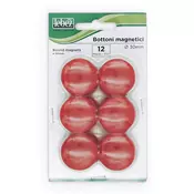 Magnetki lebez 30mm 1/12 rdeči