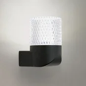 ORION Mondo LED vanjska zidna svjetiljka, crna, visina 12 cm, aluminij - Moderan - crna, prozirna